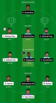 YXI vs PNXI Fantasy Suggestion Team 1